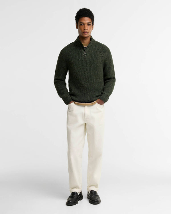 Barbour Essential Fleck Half Zip