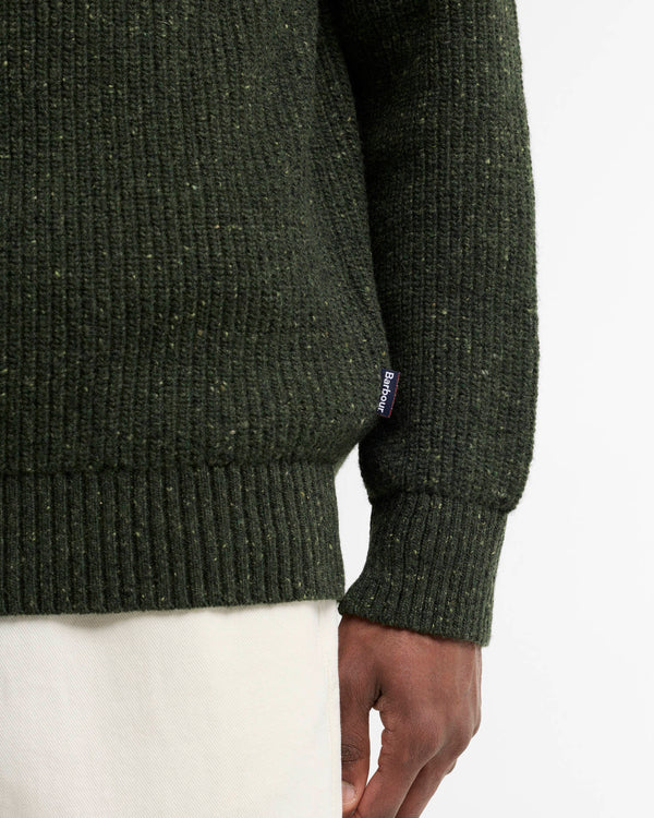 Barbour Essential Fleck Half Zip