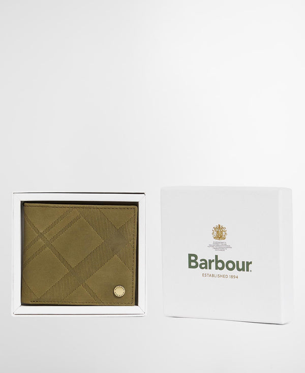Barbour Beith Tartan Nubuck Wallet