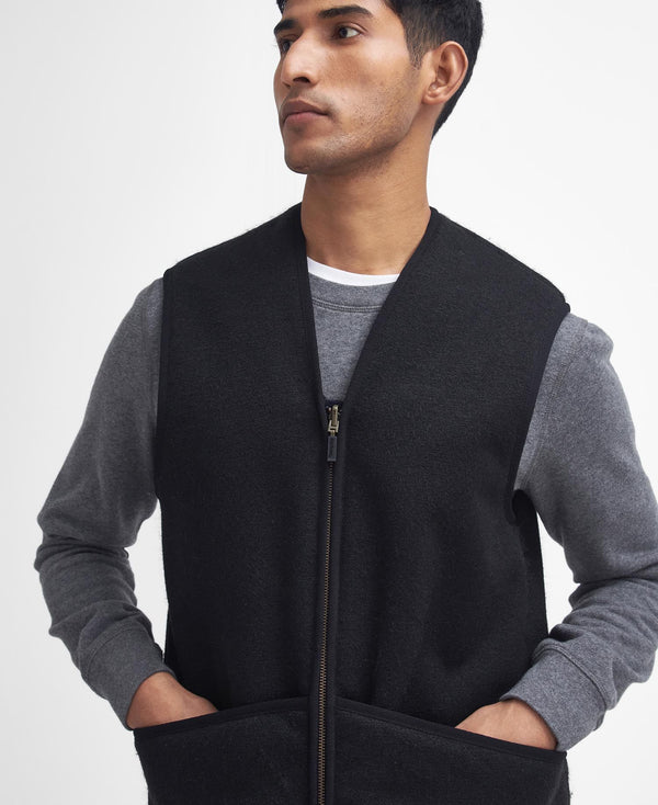 Barbour Warm Pile Zip In Waistcoat
