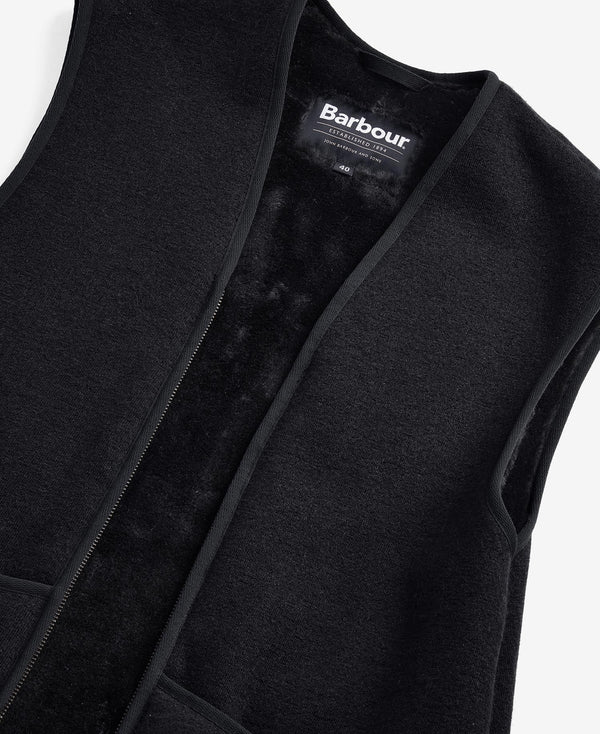 Barbour Warm Pile Zip In Waistcoat