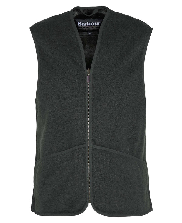 Barbour Warm Pile Zip In Waistcoat