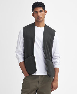 Barbour Warm Pile Zip In Waistcoat