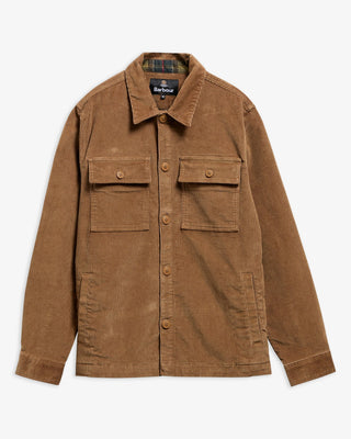 Barbour Tartan Trimmed Cord Overshirt
