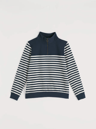 Seasalt 1/4 Zip Navigation Sweatshirt