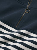 Seasalt 1/4 Zip Navigation Sweatshirt