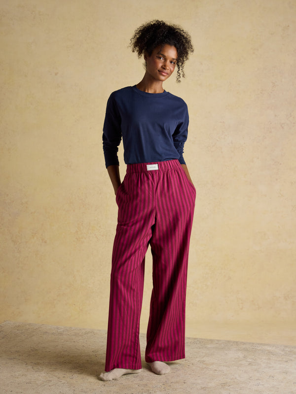 Joules Stella Woven Brushed Cotton PJ Trouser
