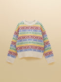 Joules Christmas Fair Isle Crew Neck Jumper