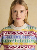 Joules Christmas Fair Isle Crew Neck Jumper