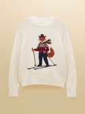 Joules Jonty Fox Cotton Rich Crew Neck Jumper