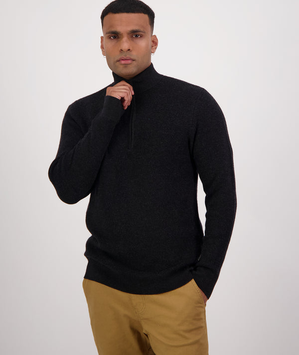 Swanndri Otahu River Merino Quarter Zip
