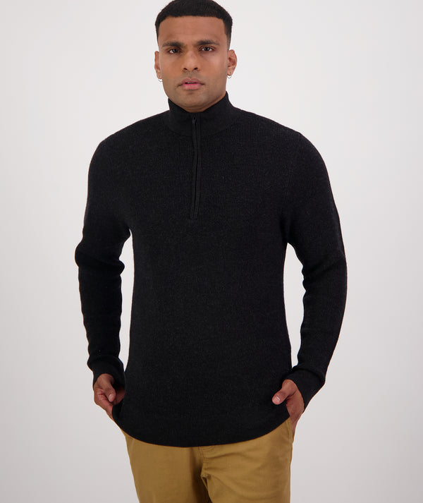 Swanndri Otahu River Merino Quarter Zip