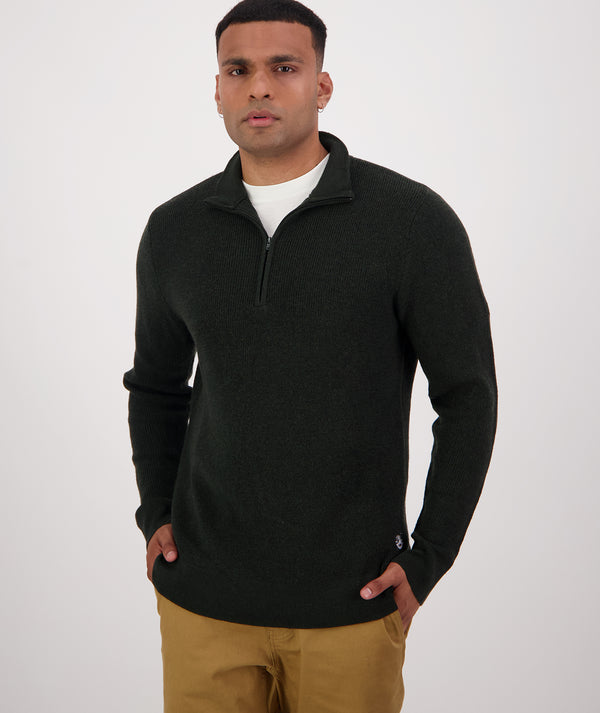 Swanndri Otahu River Merino Quarter Zip