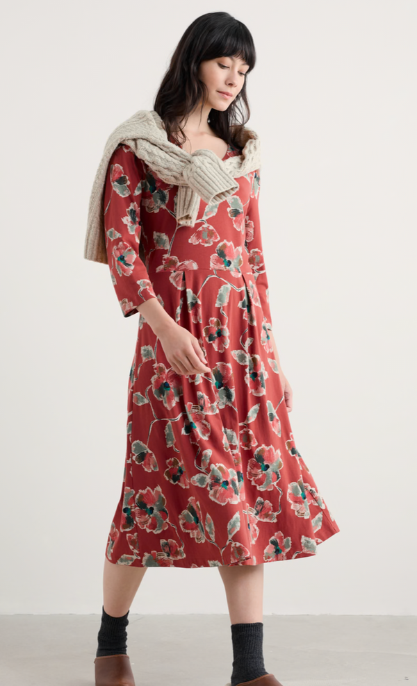 Seasalt Pier View 3/4 Sleeve Dress