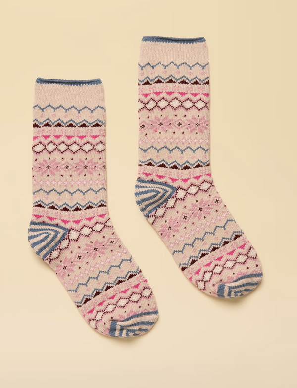 Joules Lucille Fairisle Sock