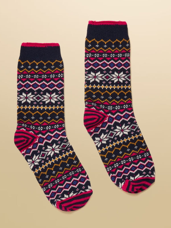 Joules Lucille Fairisle Sock