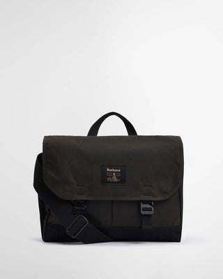 Barbour Field Waxed Messenger Bag