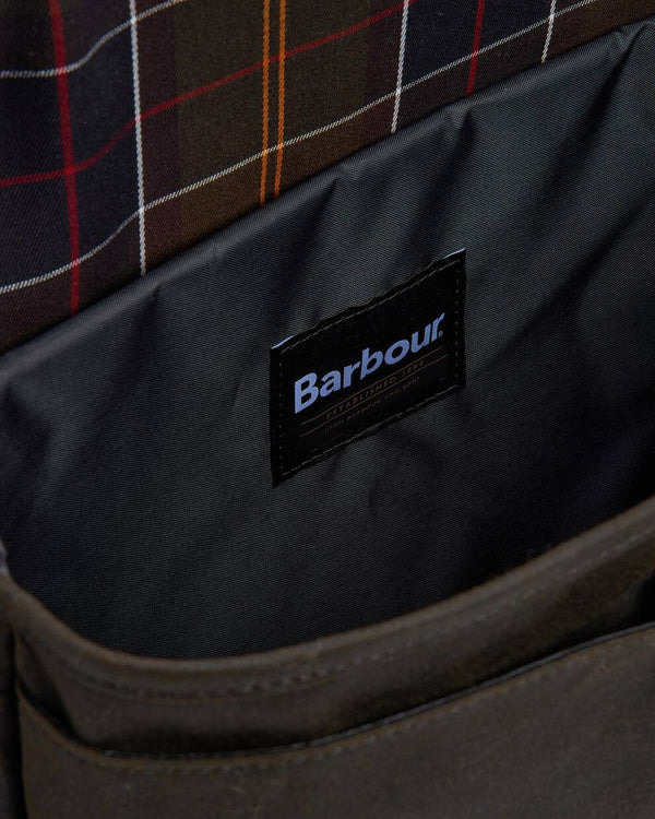 Barbour Field Waxed Messenger Bag