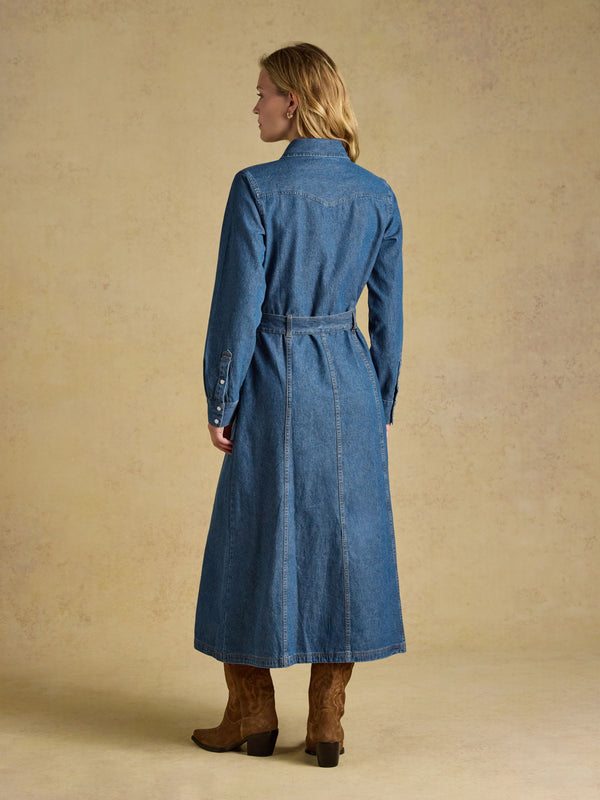 Joules Denim Western Dress