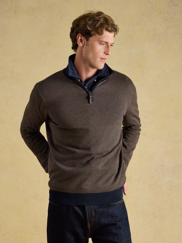 Joules Hillside 1/4 Zip Stripe