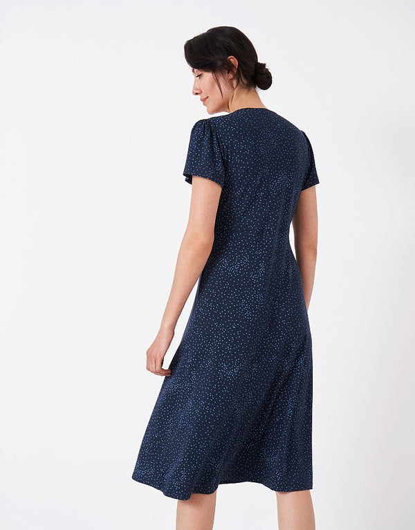 Crew Clothing Edith Wrap Jersey Dress