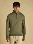 Joules Herringbone 1/4 Zip Sweater