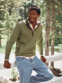 Joules Herringbone 1/4 Zip Sweater