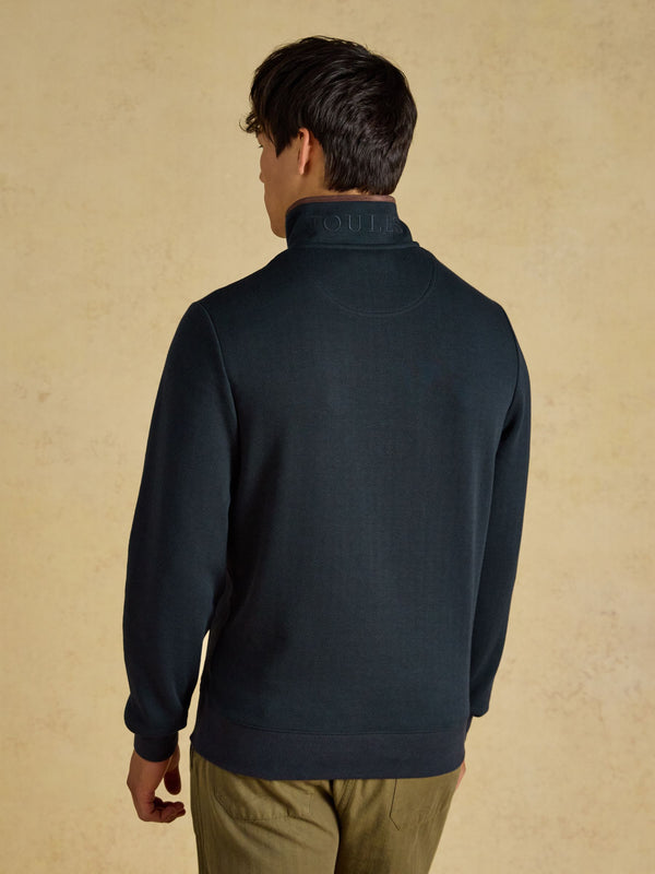 Joules Herringbone 1/4 Zip Sweater
