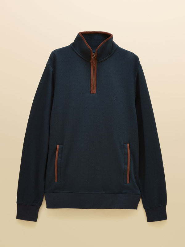 Joules Herringbone 1/4 Zip Sweater