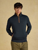 Joules Herringbone 1/4 Zip Sweater