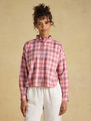 Joules Cropped Oxford Shirt