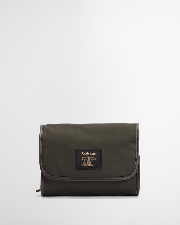 Barbour Wax Hanging Washbag