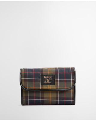Barbour Tartan Hanging Washbag