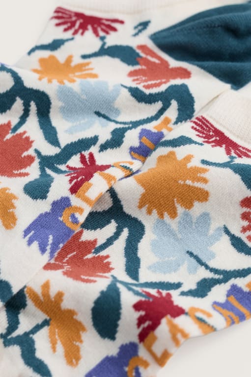 Seasalt Arty Bamboo Trainer Socks