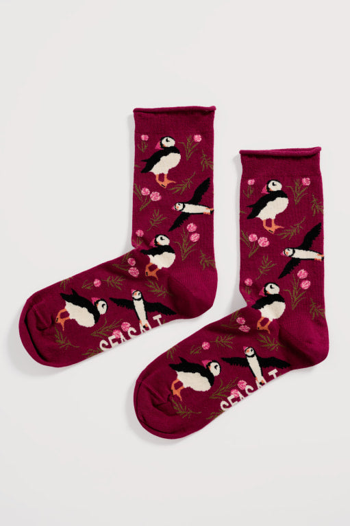Seasalt Womens Cotton Arty Socks