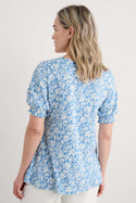 Seasalt Rosehip V-Neck Jersey Top