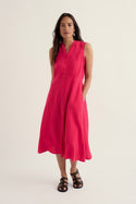 Seasalt Sleeveless Carved Wood Dress