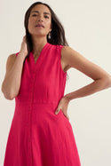 Seasalt Sleeveless Carved Wood Dress
