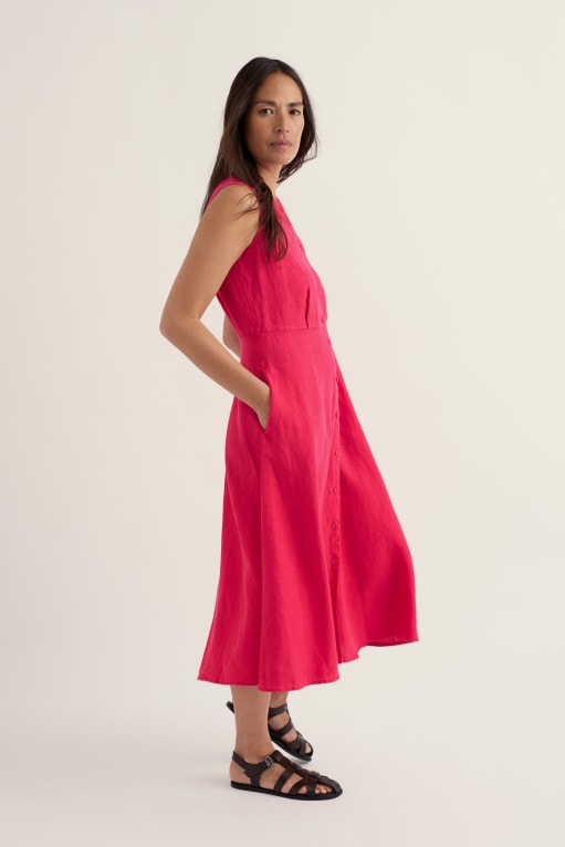 Seasalt Sleeveless Carved Wood Dress