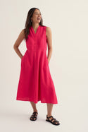 Seasalt Sleeveless Carved Wood Dress