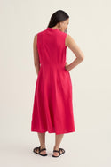 Seasalt Sleeveless Carved Wood Dress