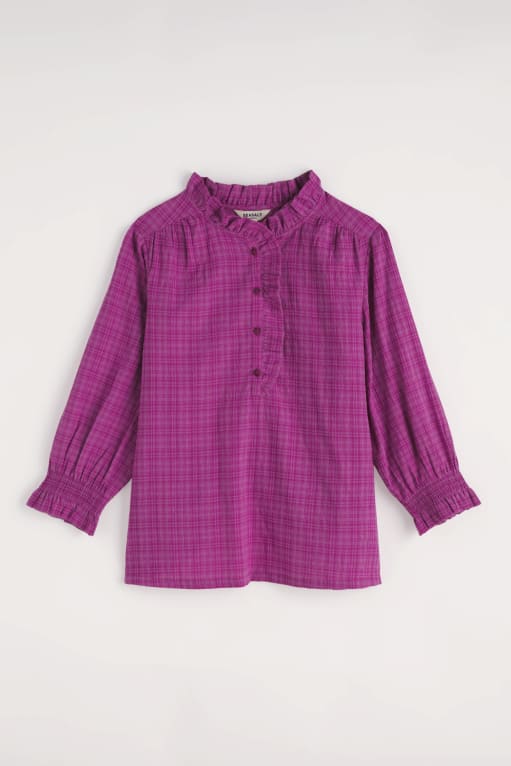 Seasalt Feather Star Checked Top