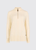 Dubarry Burtonpoint Zip Neck Sweater