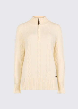 Dubarry Burtonpoint Zip Neck Sweater