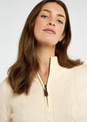 Dubarry Burtonpoint Zip Neck Sweater