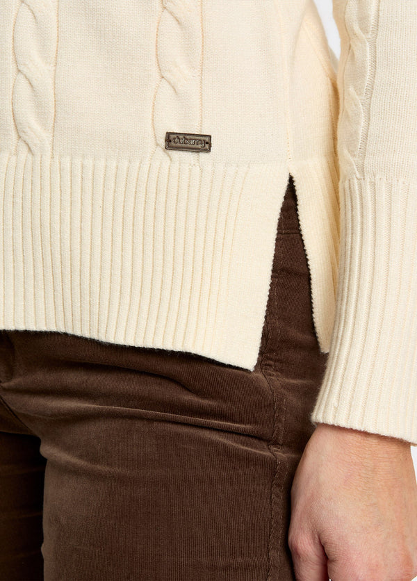 Dubarry Burtonpoint Zip Neck Sweater
