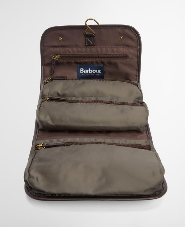 Barbour Wax Hanging Washbag