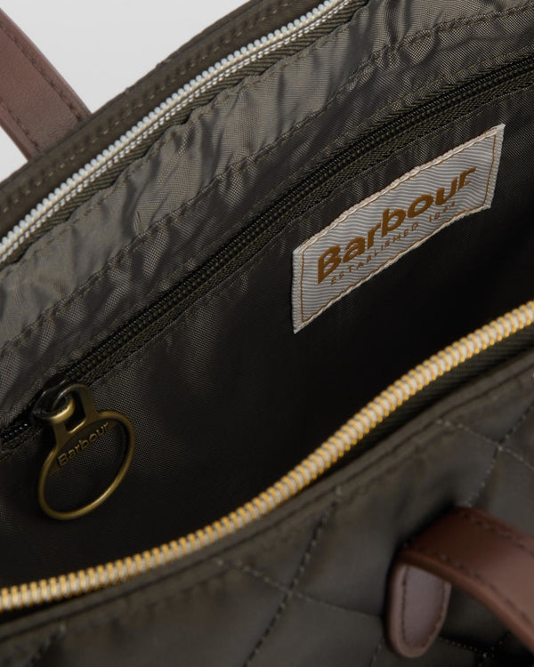 Barbour Quilted Tote Bag