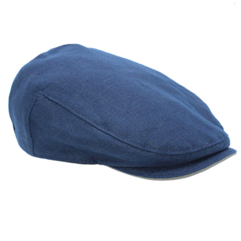 Heather Hats Larne Irish Linen Flat Cap