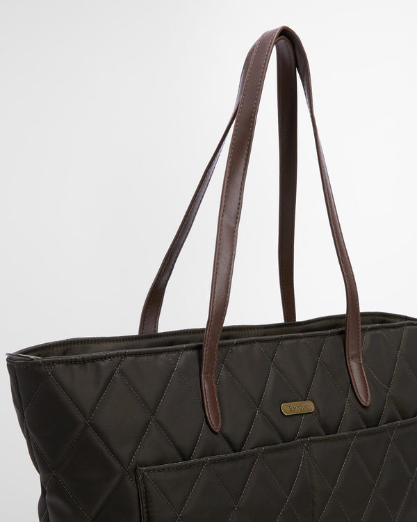 Barbour Quilted Tote Bag